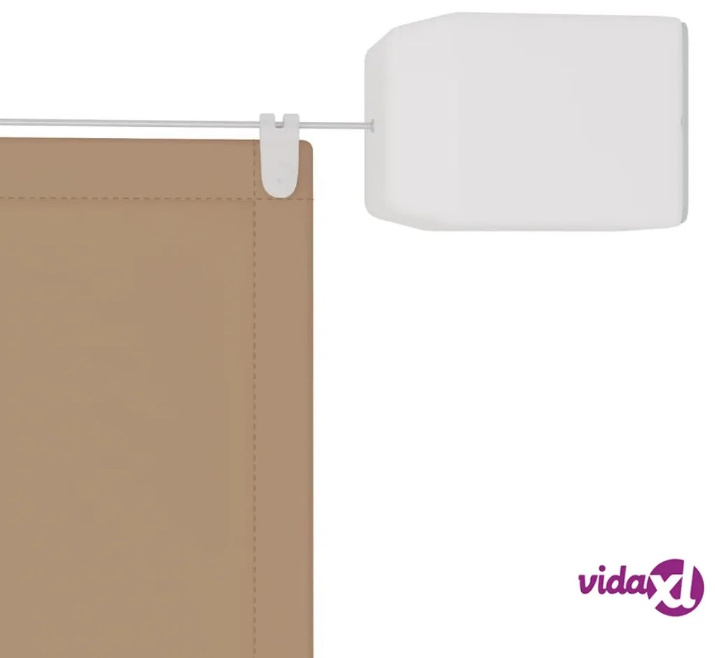 vidaXL Paravento Verticale Grigio Talpa 140x420 cm in Tessuto Oxford