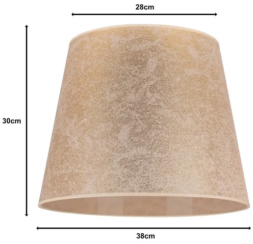 Duolla - Paralume per lampadario CLASSIC L E27 diametro 38 cm oro