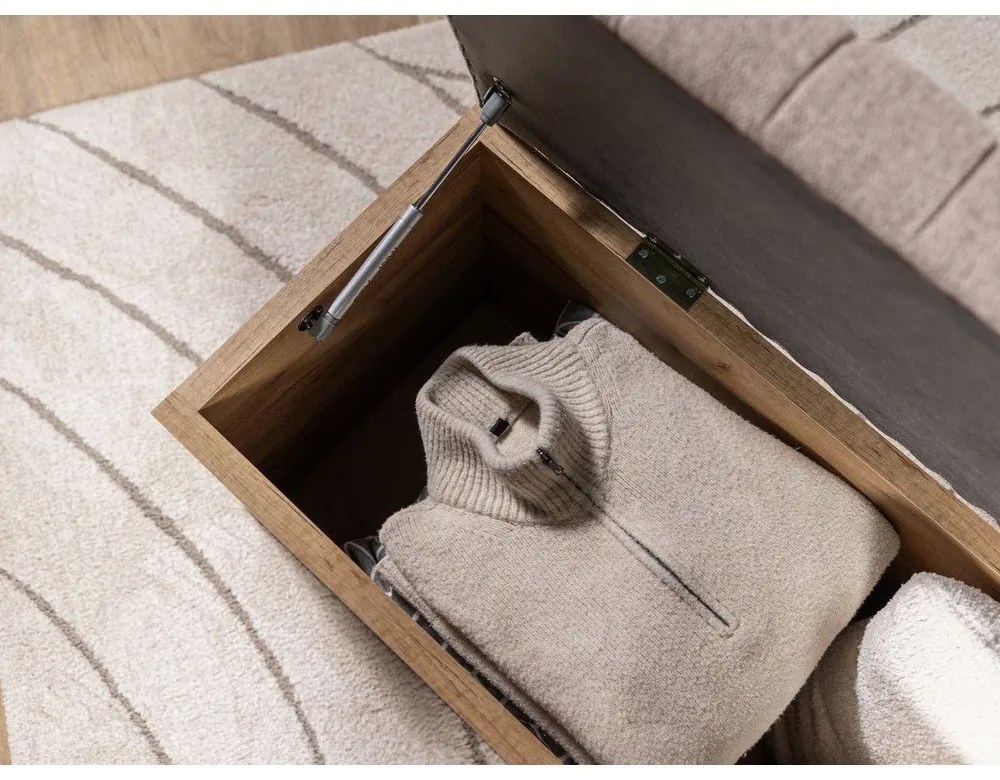 Panca in colore beige e naturale Oceane - Bobochic Paris