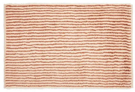 Kami Knotted Rug 120x180 Off-white/Rosso Marrone - Ferm Living