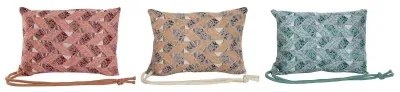 Cuscino Home ESPRIT Marrone Turchese Corallo 30 x 10 x 20 cm (3 Unità)