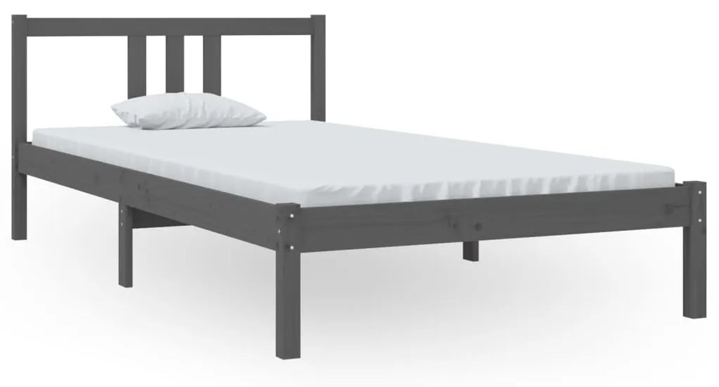 Giroletto grigio in legno massello 100x200 cm