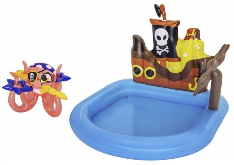 Bestway - Piscina gonfiabile Play Center nave pirati 52211