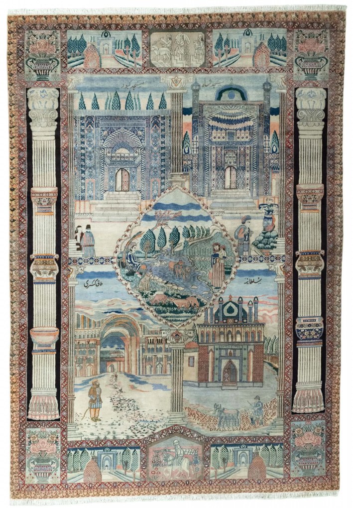 Tabriz Tappeto 290x200 (Iran) Annodato A Mano