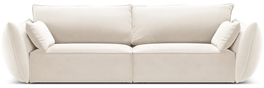 Divano beige con rivestimento in velluto 208 cm Vanda – Mazzini Sofas