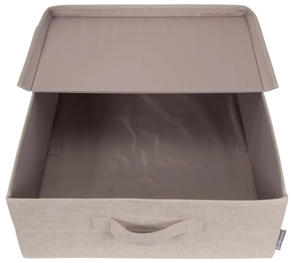 Scatola portaoggetti beige sotto il letto - Bigso Box of Sweden