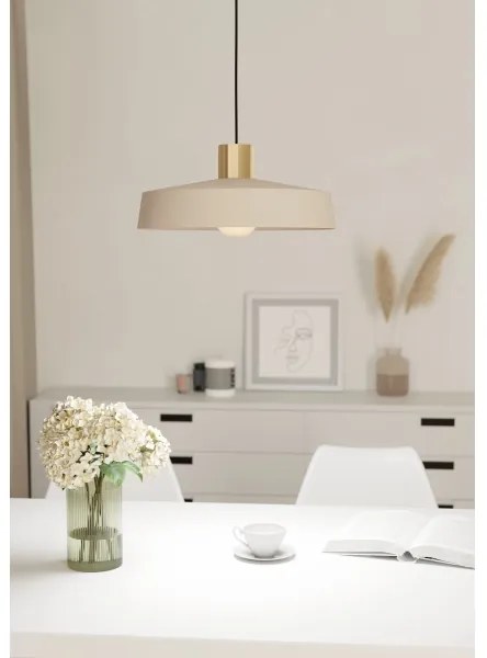 Eglo 900429 - Lampadario a sospensione con filo VALDIOLA 1xE27/40W/230V