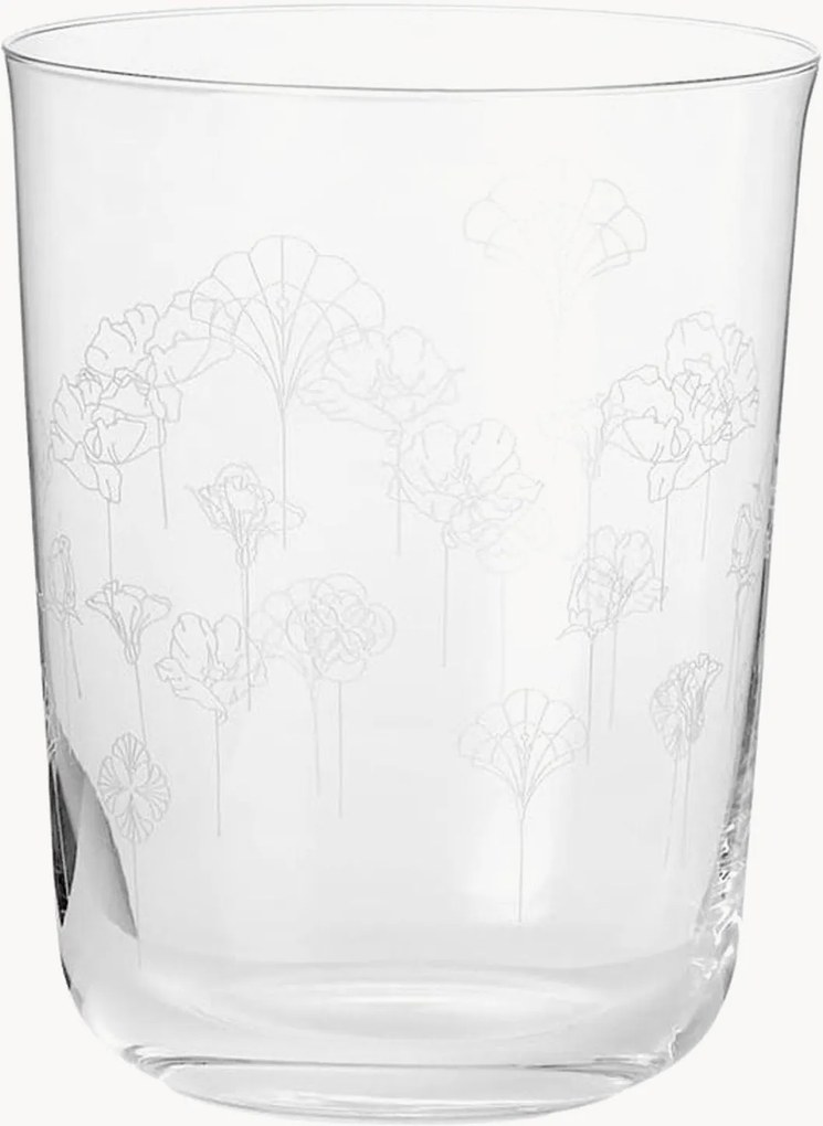 Set di 2 bicchieri Flower
