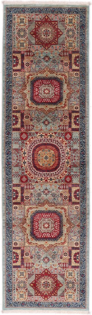 Mamluk Tappeto 90 x 300 (Afghanistan) Annodato A Mano