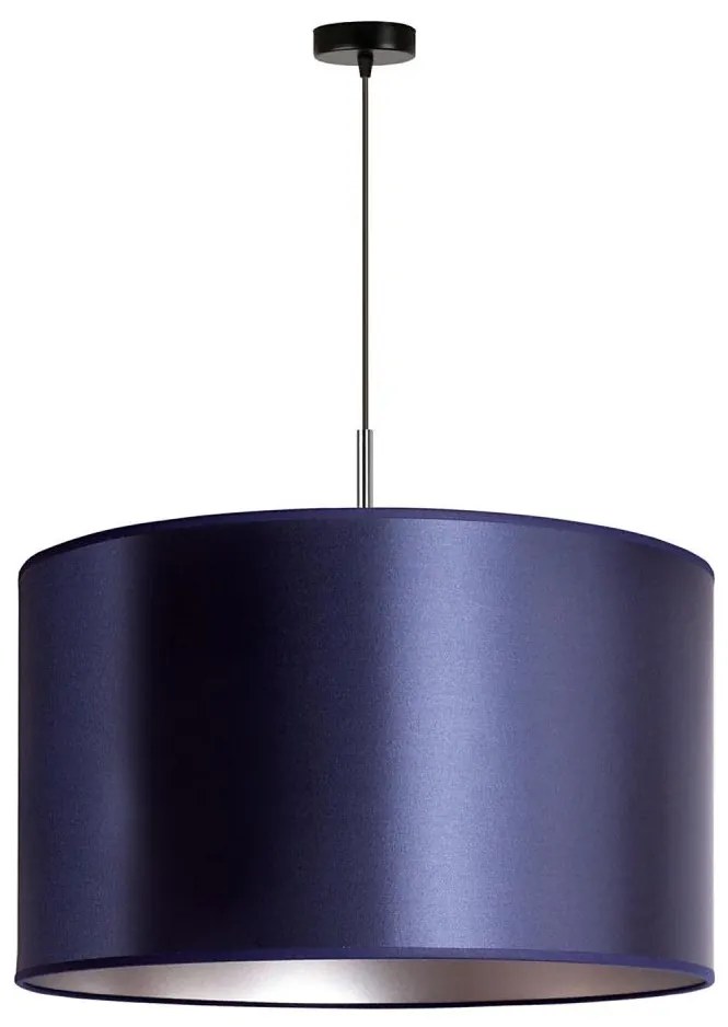 Duolla - Lampadario a sospensione con filo CANNES 1xE27/15W/230V diametro 50 cm blu/argento