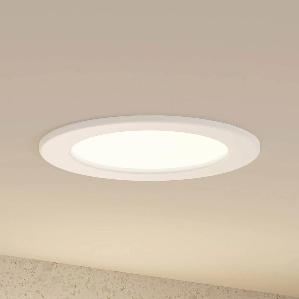 Prios Lampada a incasso a LED Cadance, bianca, 17 cm, dimmerabile