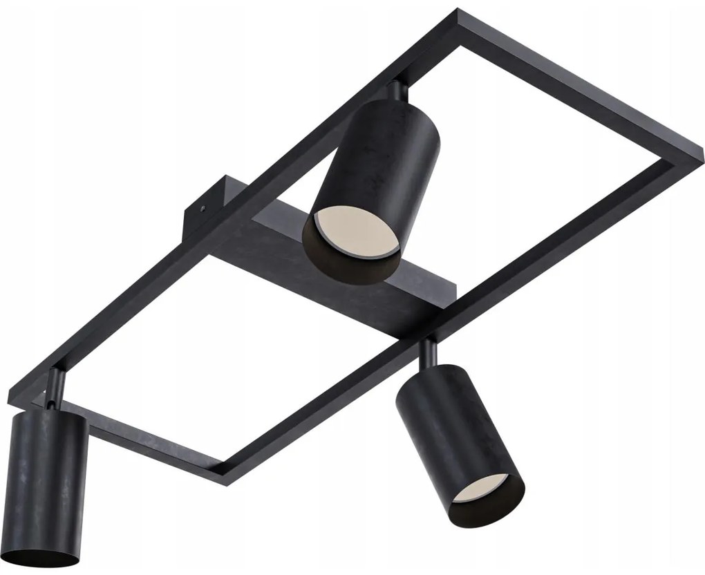 Faretto 3xGU10/30W/230V nero