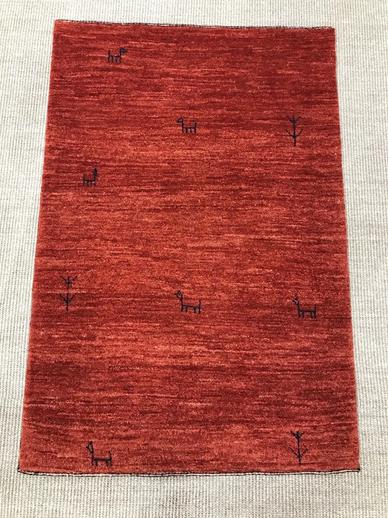 Gashguli Tappeto persiano 110x80 Rosso (Iran) Annodato A Mano