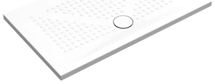 Piatto doccia in ceramica PUNTO bianco L 120 x L 70 x H 3.5 cm opaco