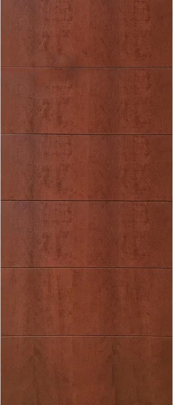 Pannello per porta d'ingresso Easy Marina impiallacciato prodotto senza rivestimento noce L 91  x H 209.5 cm, Sp 8 mm