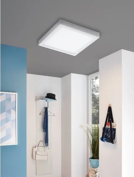 Eglo 33209 - Plafoniera LED RGBW dimmerabile FUEVA-C LED/21W/230V 30x30 cm bianco