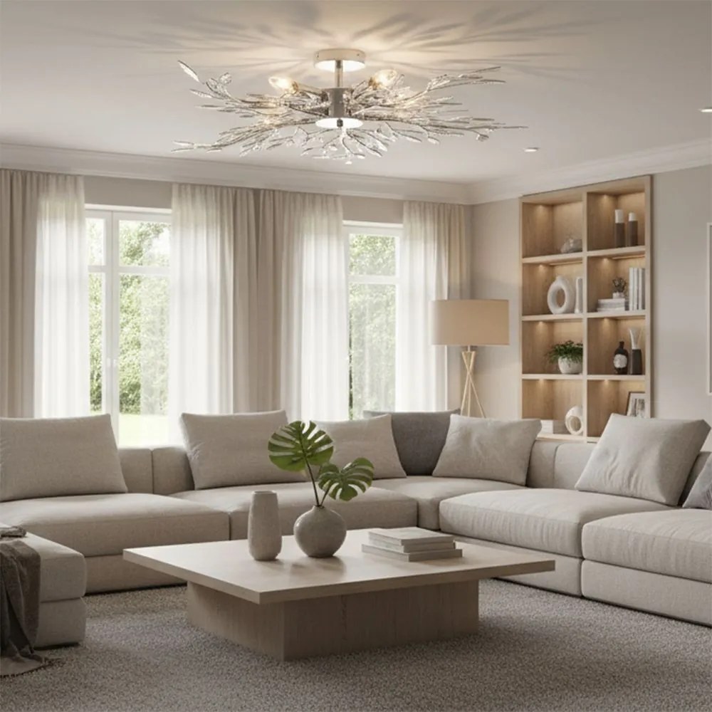 Lampada da soffitto EBT021-5C CHROME