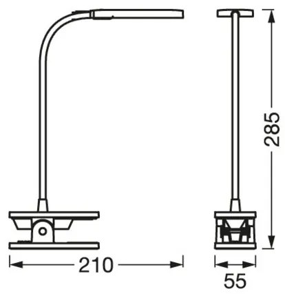 Ledvance - Lampada da tavolo LED dimmerabile con funzione Touch PANAN LED/5,2W/5V