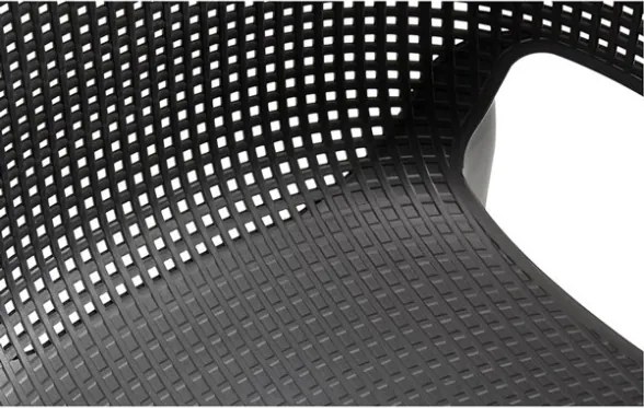 Sedie Da Esterno In Resina Design Moderno Con Braccioli Elisa Keter Grafite 4 Pezzi