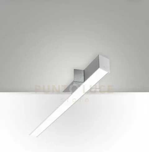 Turner incasso a raso alluminio 29w 3000k 3470lm opale ip40 100cm