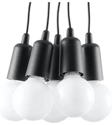 Lampadario a sospensione con filo DIEGO 5xE27/60W/230V