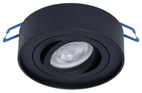 Faretto da incasso NUSA 1xGU5,3/MR16/50W/12V arrotondato nero