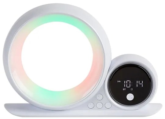 Rabalux 76109 - LED RGB Lampada da tavolo con altoparlante WAKEWAY LED/5W/230V