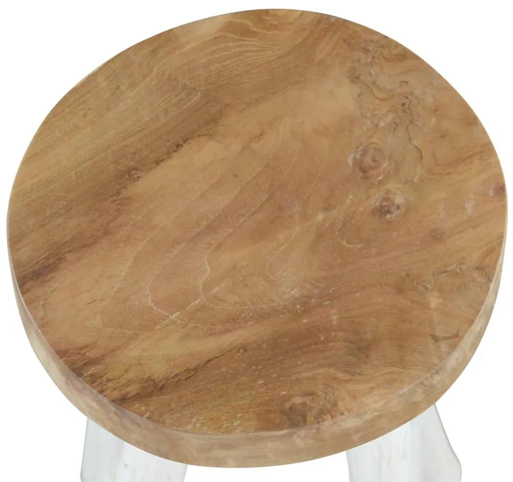 Sgabello da bar in legno massello di teak