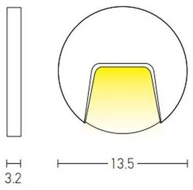 Zambelis E183 - Illuminazione scale LED da esterno LED/3W/230V IP54 antracite