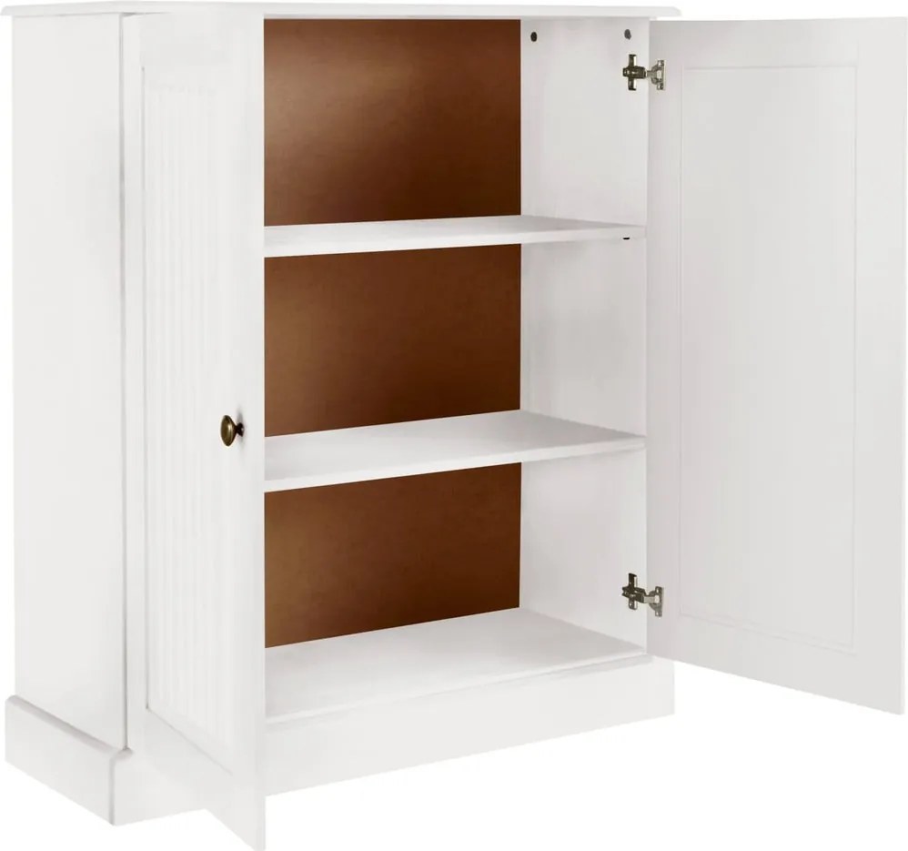 Madia in legno di pino bianco 100x34 cm Mille - Støraa