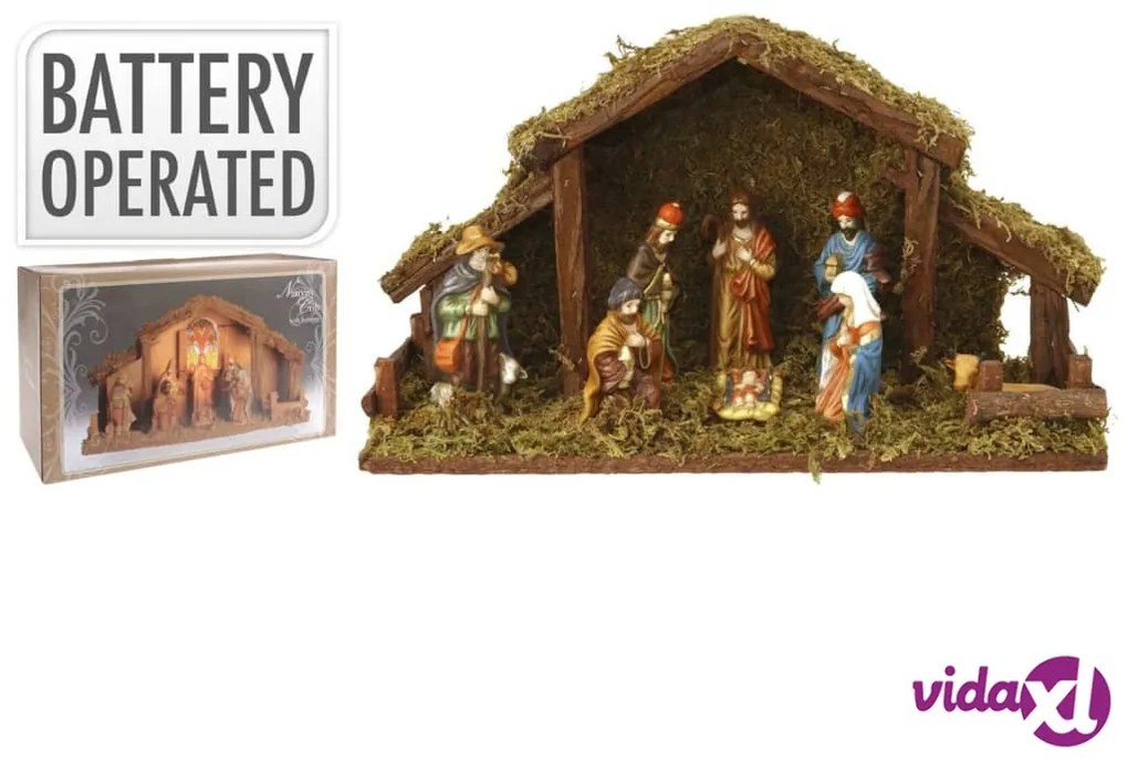 Ambiance Set Personaggi Natività Presepe 8 pz