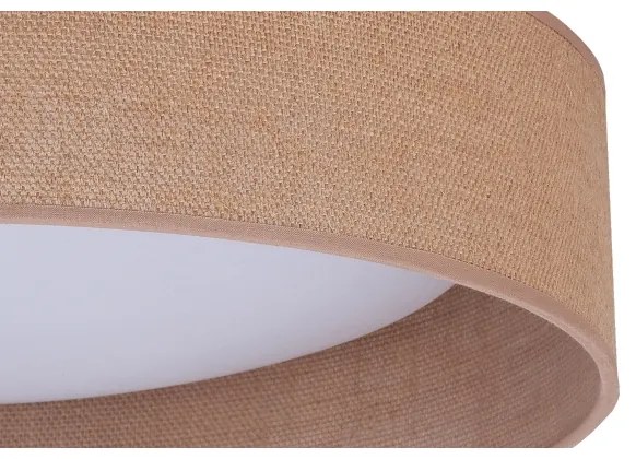 Duolla - Plafoniera LED ROLLER LED/24W/230V diametro 45 cm marrone chiaro