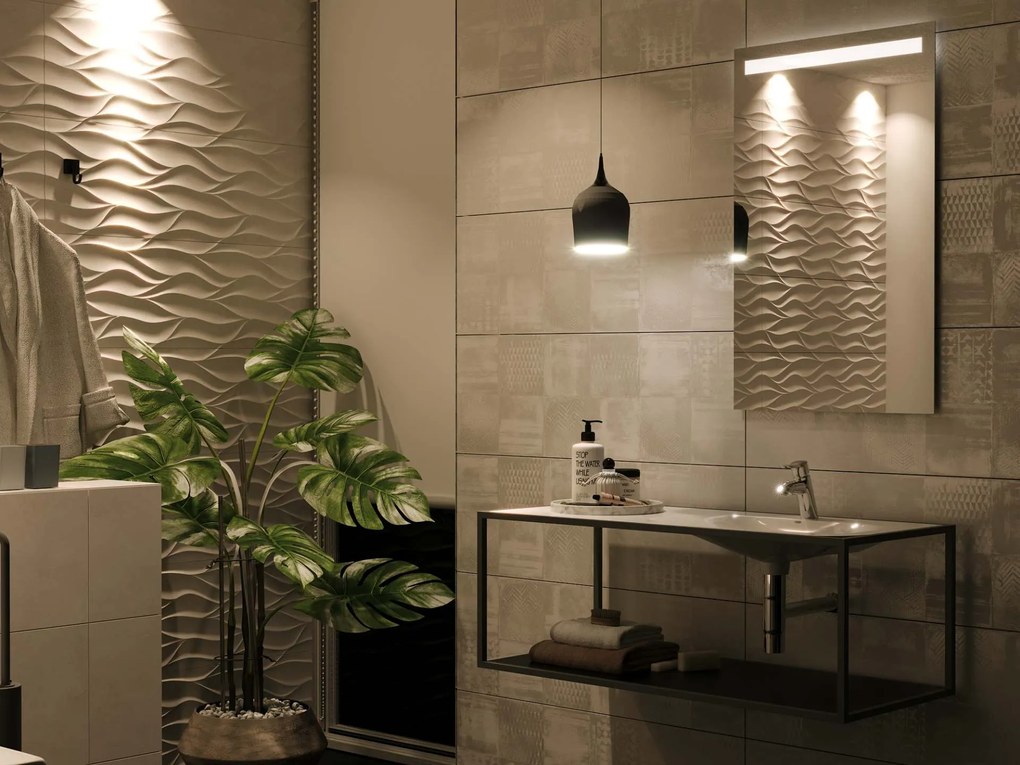 Specchio con illuminazione LED  M12