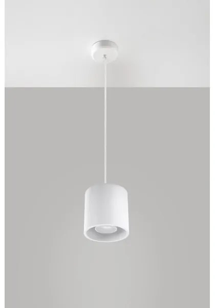 Lampadario a sospensione con filo ORBIS 1 1xGU10/40W/230V bianco