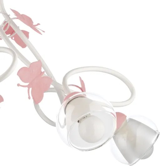 ONLI - Lampadario per bambini BUTTERFLY 5xE14/6W/230V
