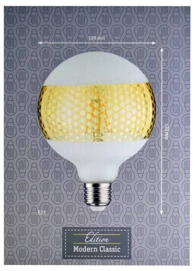 Lampadina LED dimmerabile CLASSIC G125 E27/4,5W/230V 2500K - Paulmann 28770