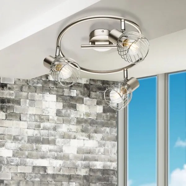 Globo 54809-3 - Luce Spot TEXAS 3xE14/40W/230V cromo opaco