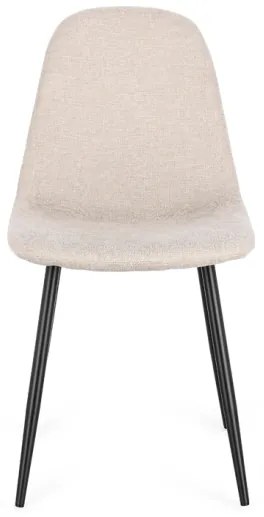 Sedia Da Pranzo Per Interni New Irelia Nero E Beige Bizzotto