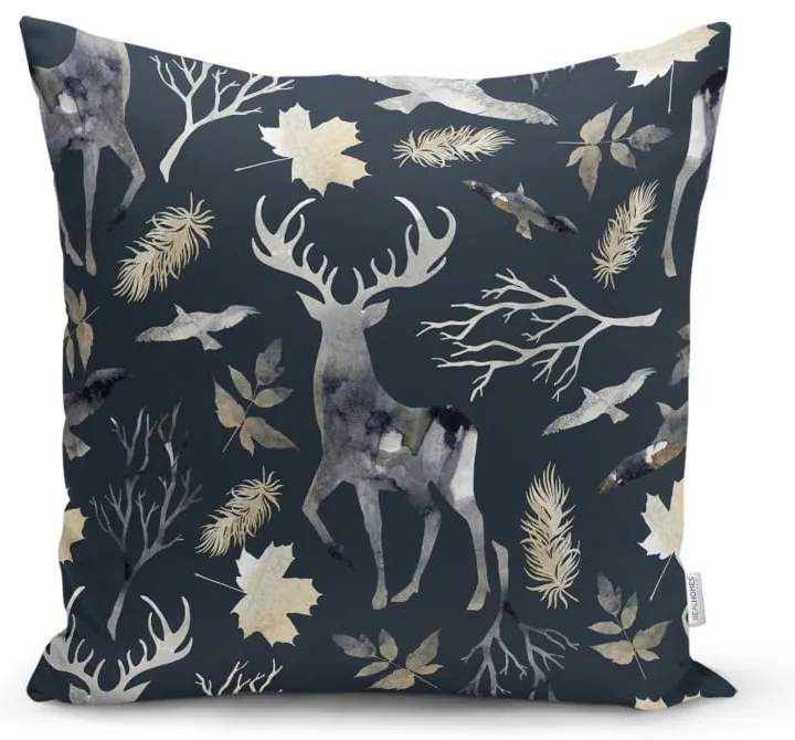 Set di 4 federe natalizie e runner da tavolo Foresta di Natale - Minimalist Cushion Covers