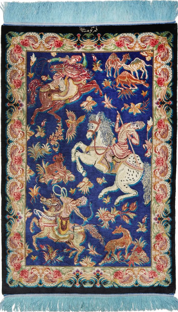 Ghom Tappeto persiano 90x60 (Iran) Annodato A Mano