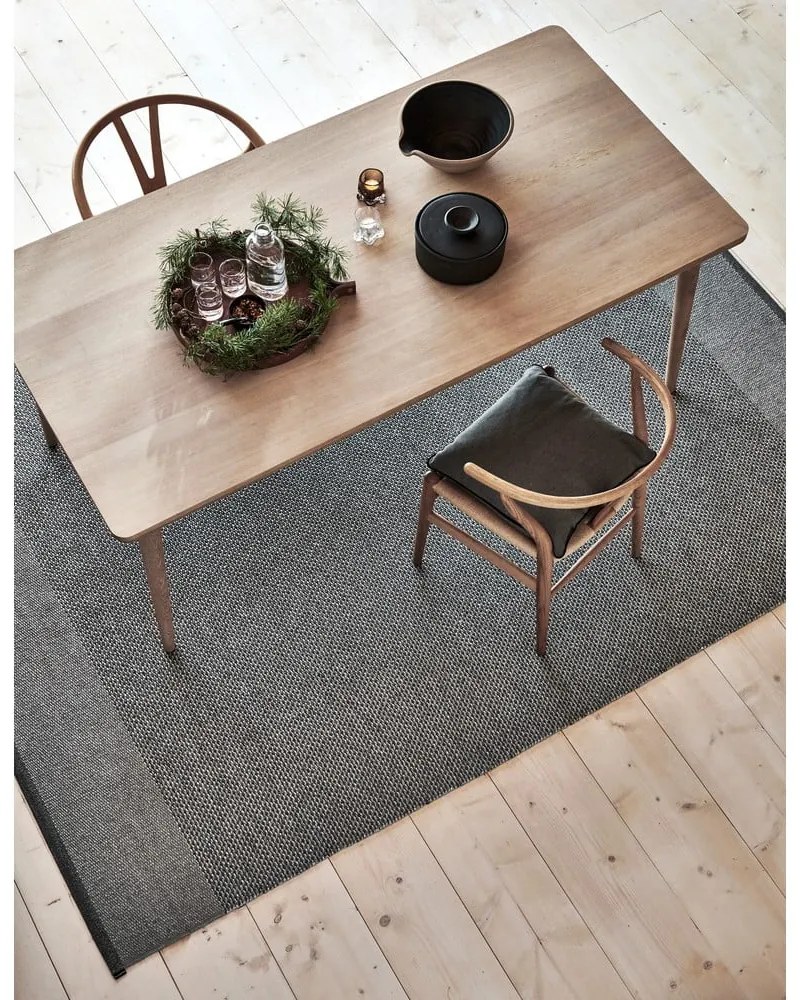 Passatoia da interno/esterno color antracite 70x300 cm Edit Charcoal – Pappelina