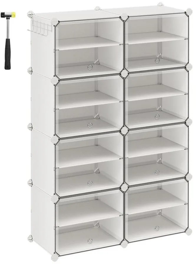 Scaffale modulare con scomparti BOXIFY bianco