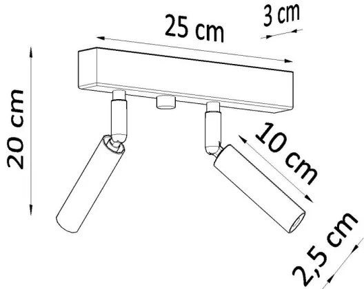 Faretto EYETECH 2xG9/12W/230V bianco