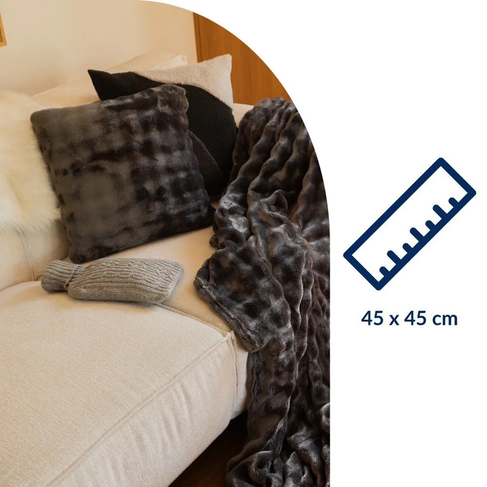 Cuscino decorativo in micropile 45x45 cm Wave – Tiseco Home Studio