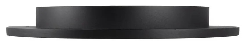 Plafoniera LED 36W Ø400mm con driver Philips Nera 4.680lm CCT