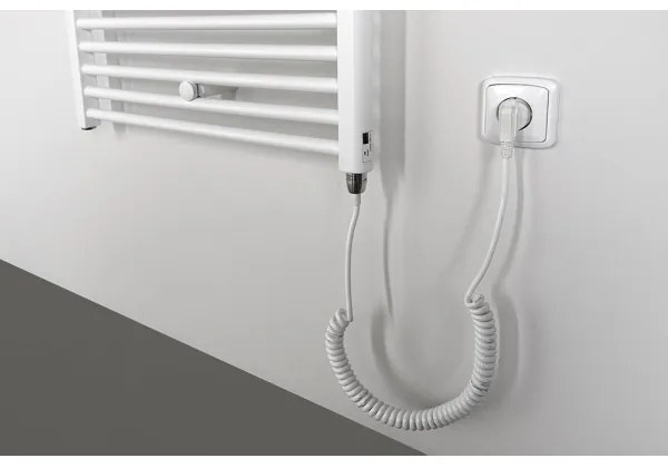 Aqualine - Radiatore elettrico da bagno DIRECT-E 600W/230V 132 cm bianco
