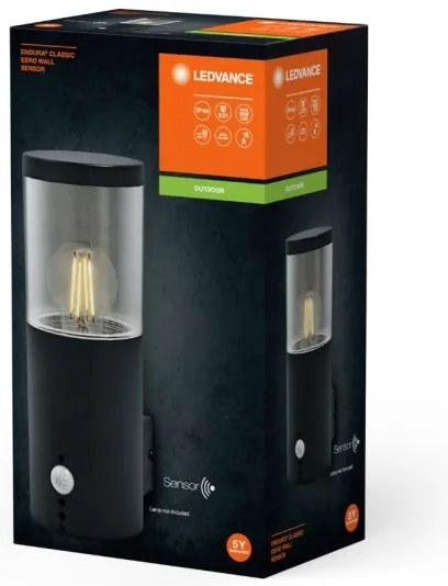 Ledvance - Applique da esterno con sensore EBRO 1xE27/20W/230V IP44