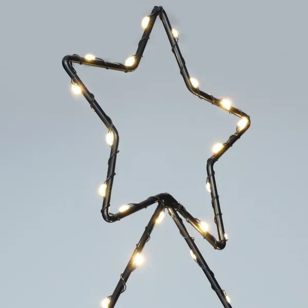 Solight 1V290 - Decorazione natalizia da esterno LED 85xLED/3xAA IP44, luce calda, alberello