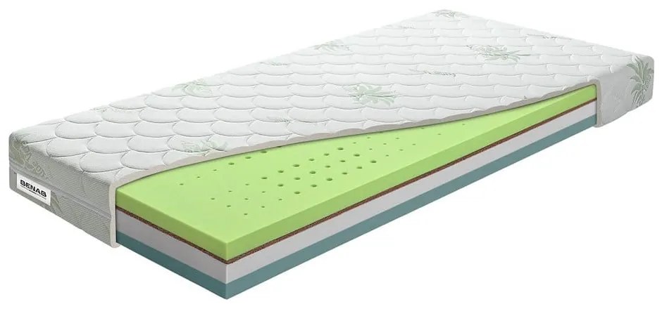 Materasso bifacciale in schiuma dura/media 80x200 cm BonHarmony HR BIO - BENAB