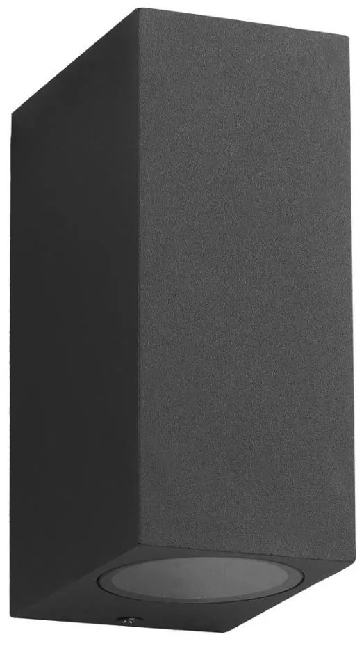 Applique da esterno BOKA 2xGU10/60W/230V IP44 nera